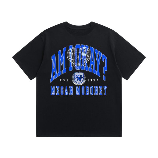 Am I Okay Tracklist Tee Front