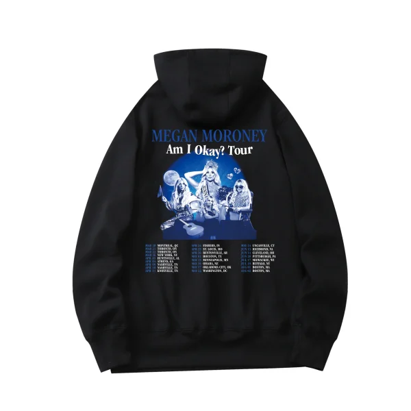 Am I Okay? Tour Hoodie – Black Back