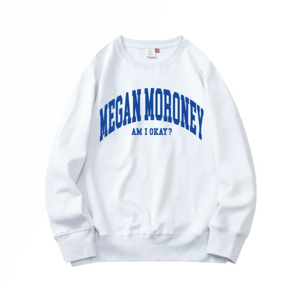 Am I Okay? Tour Sweatshirt – White Front