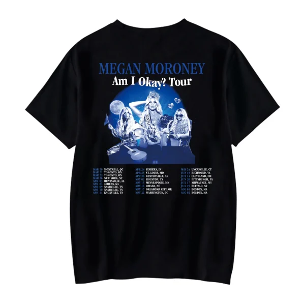 Am I Okay? Tour Tee – Black Back