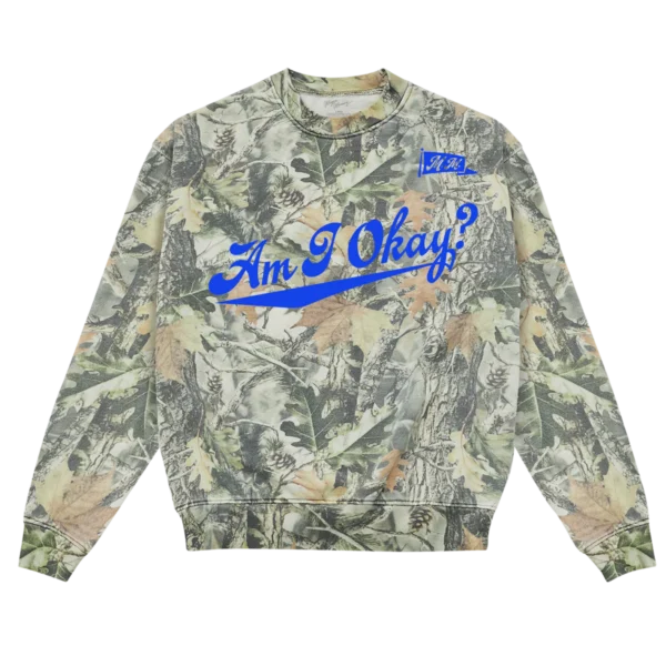 Camo Crewneck Front